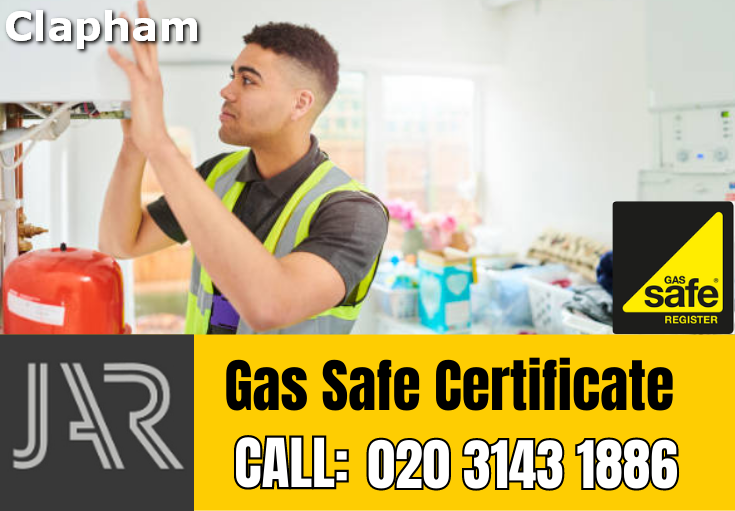 gas safe certificate Clapham